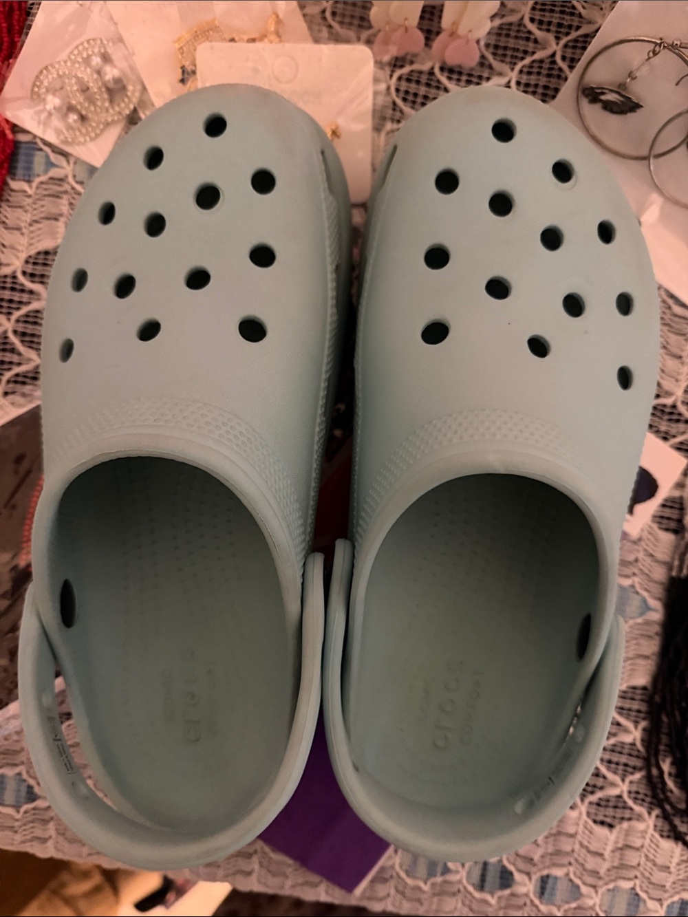 Women’s CROCS Aqua Slip-On Comfort Clogs - Lightweight Sandals